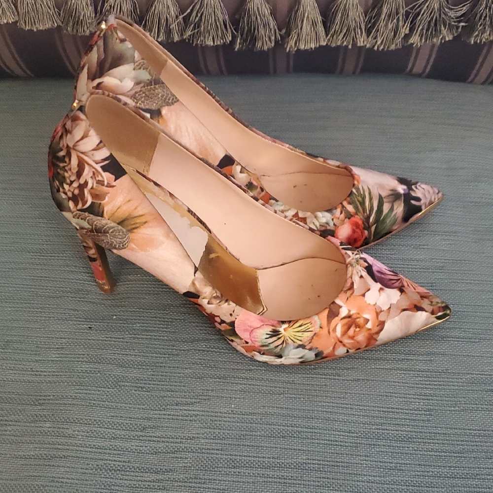 Ted Baker Multicolor Floral Heels